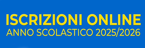 Banner iscrizioni online 2025/26