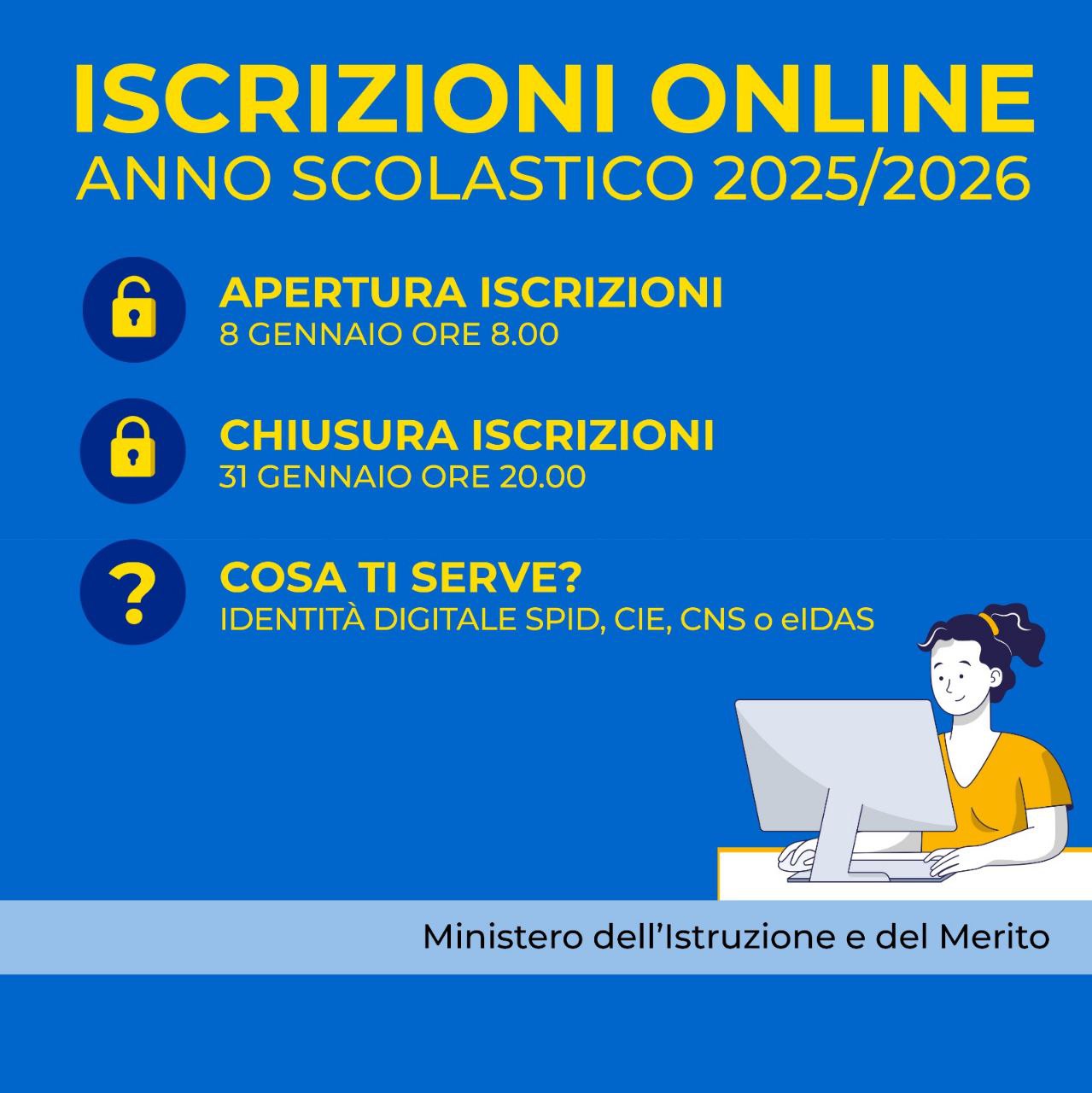 Iscrizioni online 2024/25